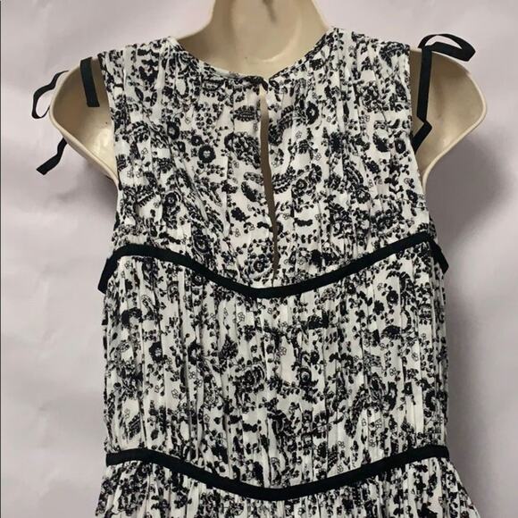 REBECCA MINKOFF‎ BLACK & WHITE DRESS S - Picture 5 of 12